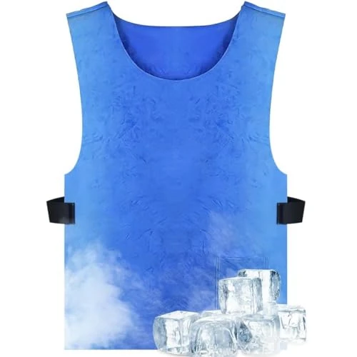 Offerta a tempo: Generico Gilet Uomo Estivo Giubbotto Refrigerante Gilet di Raffreddamento Evaporativo per Uomo e Donne Attivato Dall'Acqua per La Stagione Calda - 0.00% da 24.99 € a 24.99 €