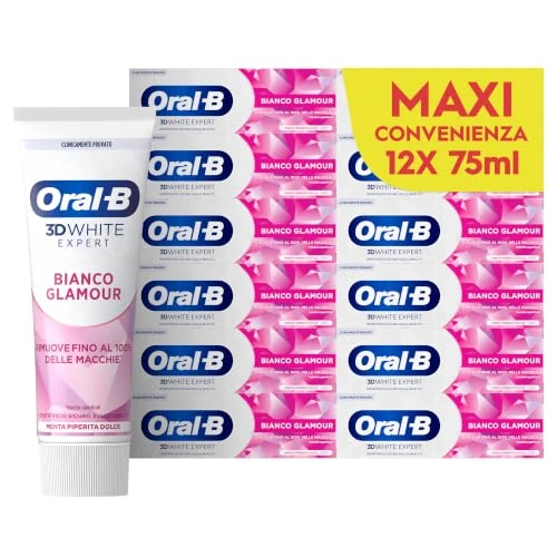 Offerta a tempo: Oral-B Dentifricio 3DWhite Expert Bianco Glamour, 75ml - 58% da 47.99 € a 19.99 €
