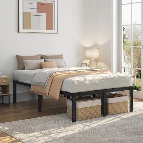 Tijdelijke aanbieding: Yaheetech Dubbel bedframe van metaal voor matras 120 x 190 cm van 89.99 € naar 63.99 € (28.89% korting)