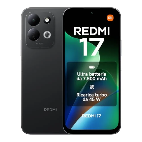 Offre limitée : REDMI 17, Smartphone 4+256 Go, Noir, Batterie 7500 mAh, Charge turbo 45 W de 273.00 € à 273.00 € (0.00% de remise)