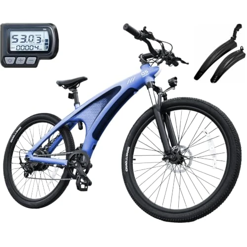 Offerta a tempo: HX Q5 Shark Bici Elettrica Uomo da Montagna,27.5" bicicletta elettrica per Città e Off-Road, 48V 13/20A (Autonomia 100 km), Ammortizzatore Regolabile, E bike con Freno a Disco Idraulico - 0.00% da 999.99 € a 999.99 €