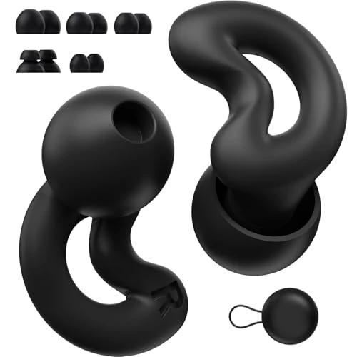 Offerta a tempo: Tappi orecchie dormire protettivi uditivi fino a 40 dB con riduzione del rumore, tappi per orecchie per dormire in silicone morbido per notti tranquille contro russamenti e rumori quotidiani - 70% da 65.90 € a 19.77 €