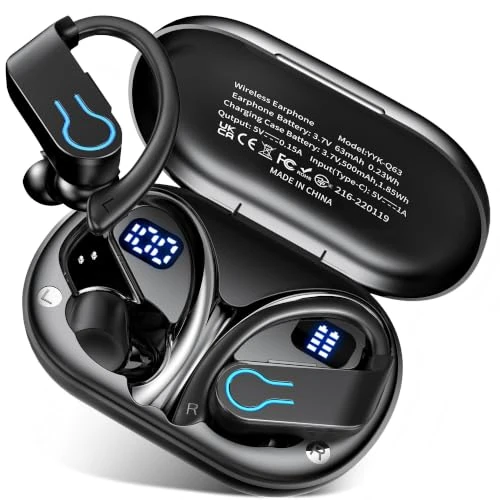 Offerta a tempo: VNMN Cuffie Bluetooth 6.1 Sport, 2026 Auricolari Bluetooth HiFi Stereo - 75% da 119.99 € a 29.98 €