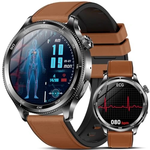 Offerta a tempo: 2026 Nuovo Smartwatch Uomo con ECG+PPG/HRV/Emozioni/Pressione Sanguigna - 44% da 99.99 € a 55.98 €