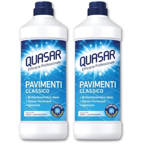 Offerta a tempo: Quasar Pavimenti Classico 1000 ml - con Tecnologia Asciuga Rapido (Classico) (Confezione da 2) - 0.00% da 6.38 € a 6.38 €