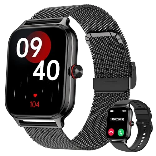 Offerta a tempo: LODIMEKE Smartwatch Pressione Sanguigna e Chiamate, 1.96" Orologio Uomo Donna Fitness con Cardio Contapassi Sonno, 100+ Modalità Sportive, Sveglia e Calcolatrice, AI Assistente, Regalo per iOS Android - 5% da 49.99 € a 47.49 €