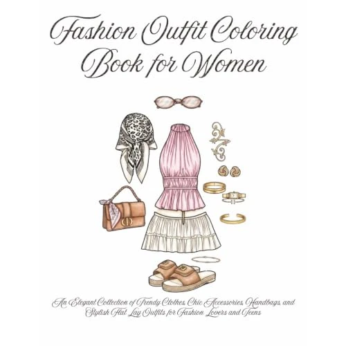 Offre limitée : Fashion Outfit Coloring Book for Women: An Elegant Collection of Trendy Clothes, Chic Accessories, Handbags, and Stylish Flat Lay Outfits for Fashion Lovers and Teens de 71.00 € à 71.00 € (0.00% de remise)