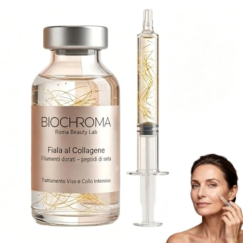 Offerta a tempo: BioChroma Siero Coreano Effetto Lifting dalla Prima Applicazione, Siero Viso Coreano Con Peptidi di Seta e Collagene, Riduce Rughe e Idrata Profondamente 30ML (1 bottiglia) - 39% da 32.99 € a 19.99 €