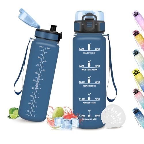 Offerta a tempo: Grsta Borraccia, 1 litro, Borraccia Palestra, per Escursionismo, Palestra - 17% da 11.99 € a 9.99 €