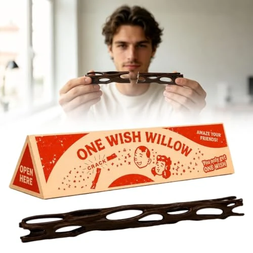 Offerta a tempo: One Wish Willow Stick, Willowes del desiderios da colleziones, Willow del Desire, Ramo del desiderio con scatola rigida, Bastone del Desiderio, Wish One Willow, Regalo per fan e collezionisti - 0.0% da 11.99 € a 11.99 €