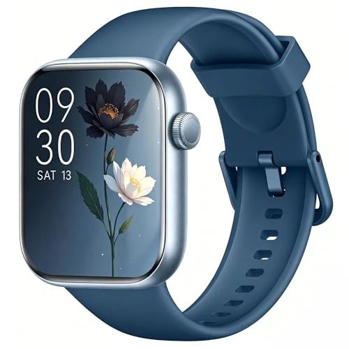 Oferta limitada: AcclaFit Reloj Inteligente Mujer Hombre, 1.85" Smartwatch con Llamadas Bluetooth, 140+ Modos Deportivos con SpO2/Pulsómetro/Monitor de Sueño/Podómetro, Impermeable IP68 para Android iOS de 149.99 € a 39.99 € (ahorro 73%)