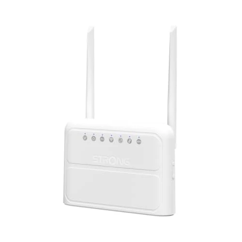 Offerta a tempo: Strong Router 4G WiFi N300 Mbps con SIM, Cat4 LTE, 4 x Porte 100 Mbps - 39% da 69.99 € a 42.86 €