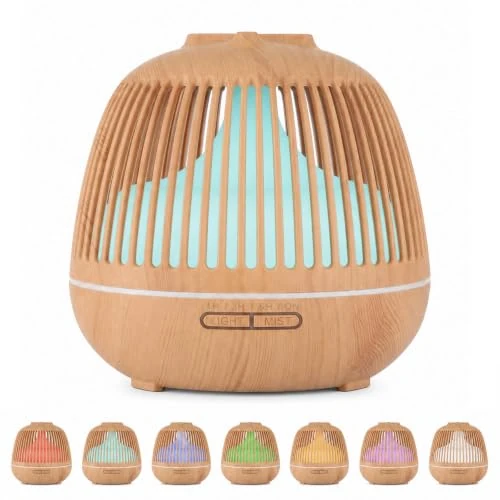 Oferta limitowana: Vinato Dyfuzor olejków eterycznych 550 ml, ultradźwiękowy dyfuzor aromatów z 7 diodami LED, cichy, timer, automatyczne wyłączanie, bez zawartości BPA, do domu, biura, sypialni z 80.19 zł na 80.19 zł (oszczędź 0.00%)