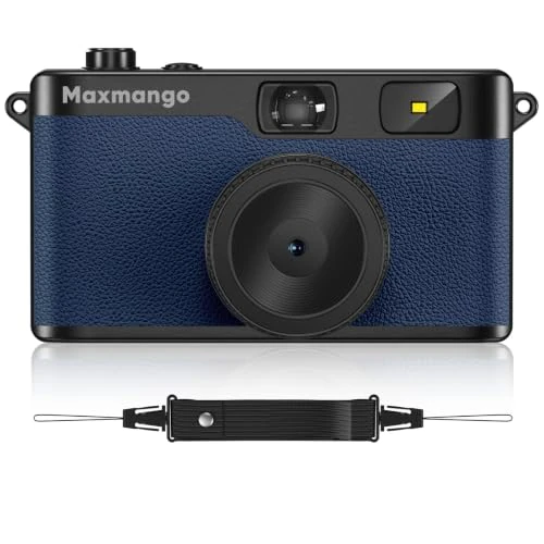 Oferta limitada: Maxmango D53 Cámara Digital Retro sin Pantalla, 12MP Filtros Descargables de 69.99 € a 63.17 € (ahorro 10%)