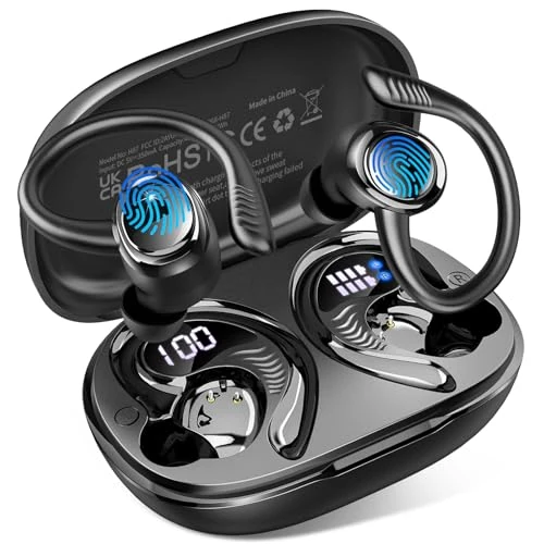 Offerta a tempo: Cuffie Bluetooth Sport, Auricolari Bluetooth 5.4, EQ Personalizzato via APP - 70% da 99.99 € a 29.99 €