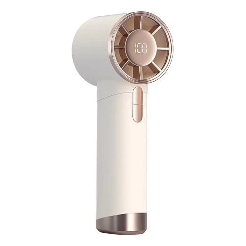 Offerta a tempo: Portable Handheld Fan – 3000 mAh Rechargeable Model with 100 Speed Settings | Dotato di display a LED, peso di soli 180 g. Potente flusso d'aria. Ideale per i viaggi - 0.00% da 18.99 € a 18.99 €