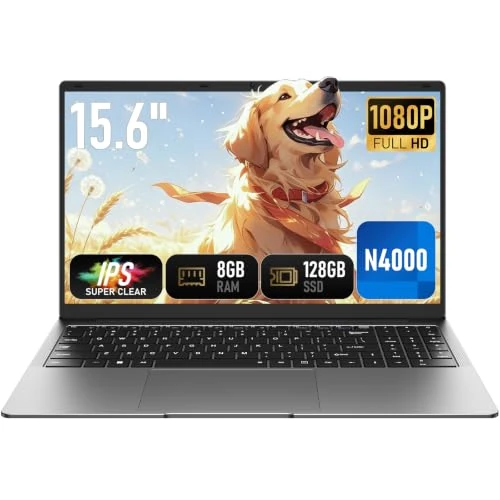 Offerta a tempo: Vowmoon PC Portatile 15,6 Pollici,FHD 1920×1080,Computer Portatile Processore Celeron N4000, Notebook 8GB RAM 128GB SSD, Win 11, Apertura Schermo 180°, WiFi 5, Bluetooth 4.2, Porte USB 3.0,Mini HDMI - 22% da 269.99 € a 209.98 €