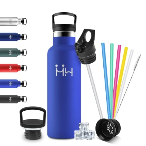 Offerta a tempo: Bottiglia Termica Bambini 500ml, Borraccia con Cannuccia, Borraccia Termica a Doppia Parete, Riutilizzabile, Bottiglia Termica senza BPA & Perdite, Termos per Uffici, Viaggio, Campeggio, Ciclismo - 0.00% da 15.00 € a 15.00 €
