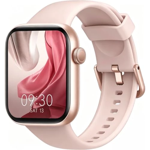 Oferta limitada: Reloj Inteligente Mujer Hombre, 1.85" Smartwatch con Llamadas Bluetooth, 140+ Modos Deportivos Smart Watch con SpO2/Pulsómetro/Monitor de Sueño/Podómetro, Impermeable IP68 Smart Watch Para Android iOS de 149.99 € a 39.98 € (ahorro 73%)