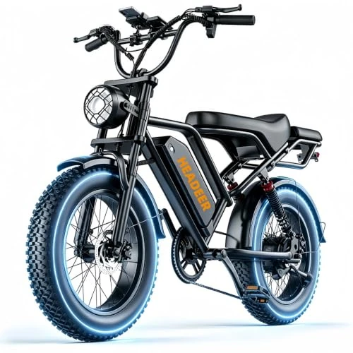 Offerta a tempo: MUSELR BK20, bicicletta elettrica per adulti, 48 V 20 Ah, conforme alle norme CE e EN 15194, autonomia 60-100 km, bicicletta elettrica da 20 pollici, doppia sospensione, doppio freno a disco - 13% da 899.00 € a 778.00 €