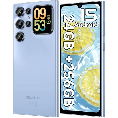 Offerta a tempo: OUKITEL C62 Pro Smartphone, 24GB+256GB/1TB, 6.88'' &1.81'' Dual Display NFC - 14% da 219.99 € a 189.98 €