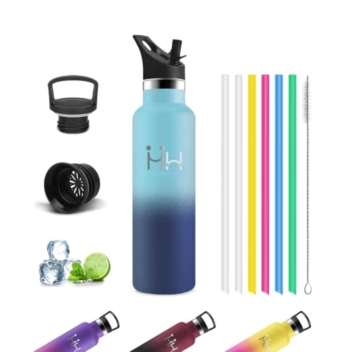Offerta a tempo: Mujigaga Borraccia Termica 500ml Senza Perdite, con Cannuccia, Senza BPA - 0.00% da 10.99 € a 10.99 €