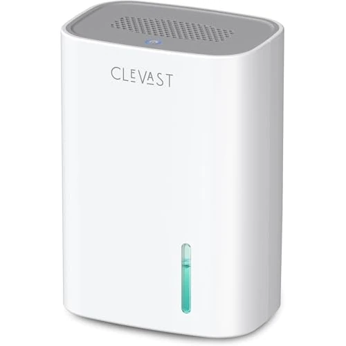Offerta a tempo: CLEVAST Piccolo deumidificatore per casa, mini deumidificatore silenzioso per camera da letto, deumidificatore portatile compatto per stanza, bagno, armadio, camper, casa (Bianco) - 35% da 49.99 € a 32.48 €