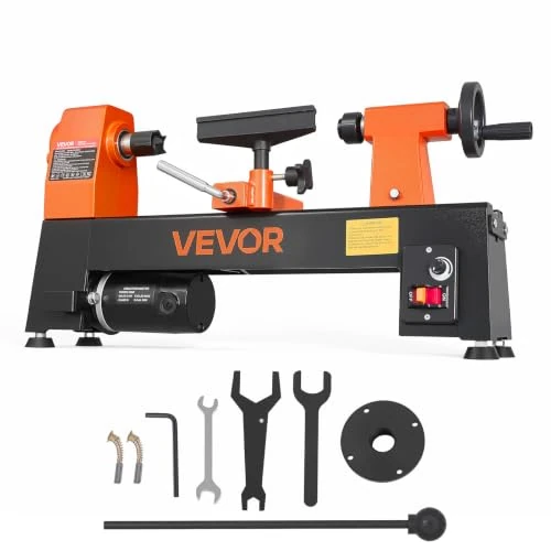 Oferta limitada: VEVOR Torno de Madera 1/3 HP 250 W, Torno de Mesa 200 x 330 mm, 220V 50Hz de 189.90 € a 189.90 € (ahorro 0.00%)