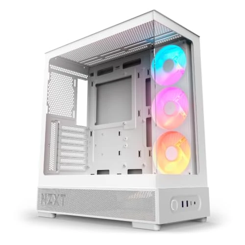 Limited-time offer: NZXT S5 RGB Compact ATX Mid-Tower PC Case - White from 49.90 £ to 49.90 £ (save 0.00%)