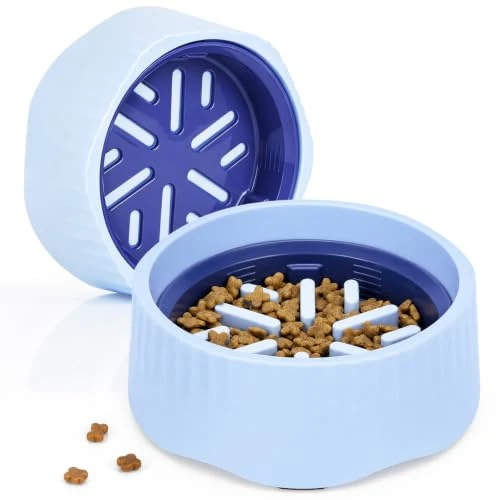 Offerta a tempo: Ciotola Anti-Ingozzamento 2 in 1 per Cani, Convertibile in Ciotola Normale - 0.00% da 7.69 € a 7.69 €