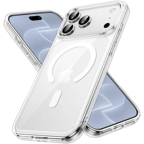 Limited-time offer: JETech Magnetic Case for iPhone 18 Pro Max, Clear | Compatible with MagSafe, Anti-Yellowing Phone Cover, Shockproof Protection, Scratch Resistant Clear Back from $11.99 to $11.99 (save 0.00%)
