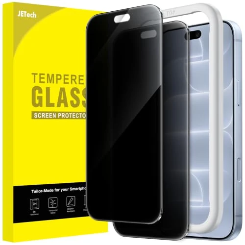 Offerta a tempo: JETech Privacy Pellicola Protettiva per iPhone 18 Pro, 2 Pezzi - 5% da 11.99 € a 11.39 €