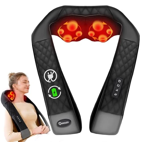 Offerta a tempo: KNQZE® Massaggiatore Collo 4D Shiatsu Wireless Riscaldante - 63% da 79.99 € a 29.99 €