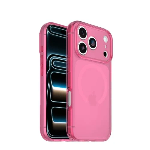 Zeitlich begrenztes Angebot: OtterBox Lumen Clear MagSafe Hülle für iPhone 18 Pro/17 Pro, Rosa von 37.16 € auf 37.16 € (0.00% Rabatt)