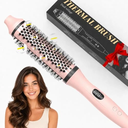 Offerta a tempo: Bopcal Spazzola Termica per Capelli 3 in 1,Thermal Brush Ionico C257 24 - 58% da 89.99 € a 37.99 €