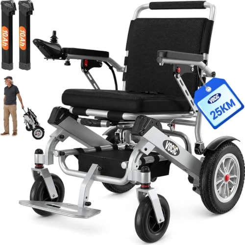 Offerta a tempo: VOCIC V62 Sedia a rotelle elettrica pieghevole leggera per disabili 136KG - 0.00% da 949.99 € a 949.99 €