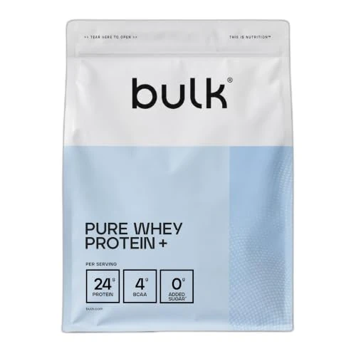 Offerta a tempo: Bulk Pure Whey Protein+, Neutro, 2kg - 8% da 59.99 € a 54.99 €