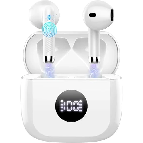 Offerta a tempo: Cuffie Bluetooth Auricolari Bluetooth 5.4, 2026 HiFi Stereo Cuffie Wireless - 75% da 89.99 € a 22.79 €