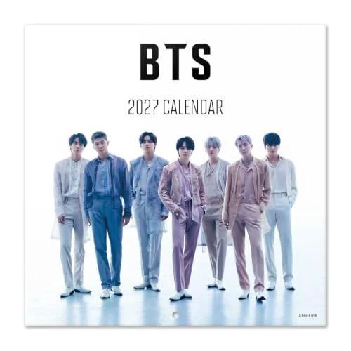 Offerta a tempo: Grupo Erik BTS Calendario 2027 da Muro - Calendario da Parete 30x30 cm - 0.00% da 10.90 € a 10.90 €