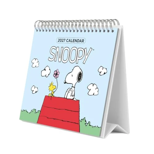 Offerta a tempo: Grupo Erik Snoopy Calendario da Scrivania 2027 - Calendario da Tavolo - 0.00% da 11.95 € a 11.95 €