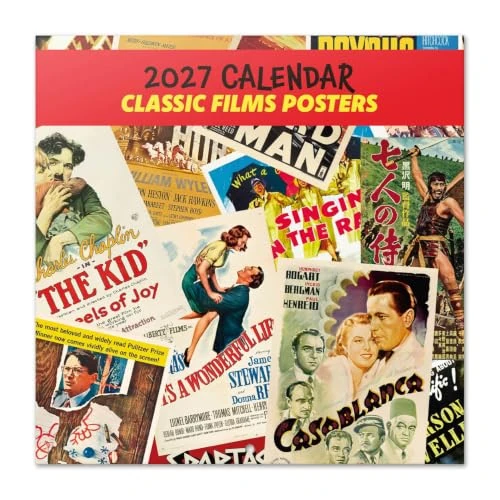 Offre limitée : Grupo Erik | Calendrier 2027 Mural Classiques du Cinéma, Calendrier Mensuel de 9.95 € à 9.95 € (0.00% de remise)