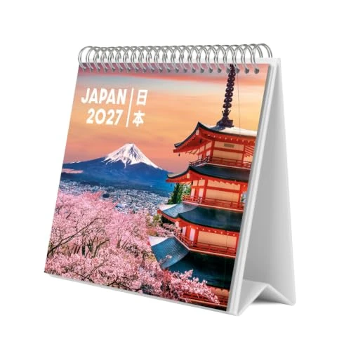Offerta a tempo: Grupo Erik Calendario da Scrivania 2027 Giappone - Calendario da Tavolo - 0.00% da 11.95 € a 11.95 €