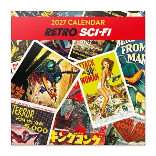 Zeitlich begrenztes Angebot: Grupo Erik Retro Science Fiction Kalender 2027 Wandkalender Geschenke von 9.95 € auf 9.95 € (0.00% Rabatt)