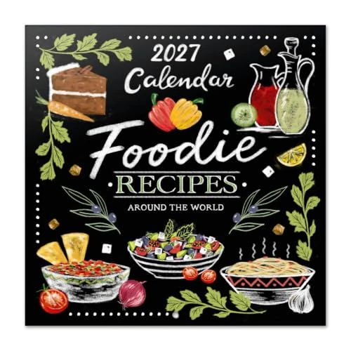 Limited-time offer: Grupo Erik Foodie Recipes Wall Calendar 2027 UK - Kitchen Gifts from 8.99 £ to 8.99 £ (save 0.00%)