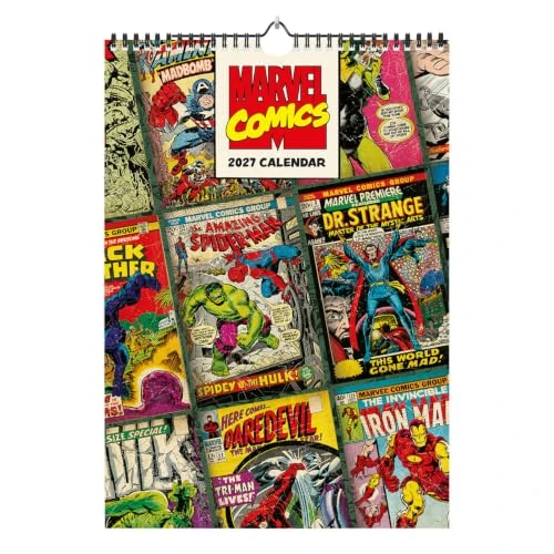 Offerta a tempo: Grupo Erik Marvel Calendario 2027 da Muro - Calendario da Parete A3 - 0.00% da 12.95 € a 12.95 €