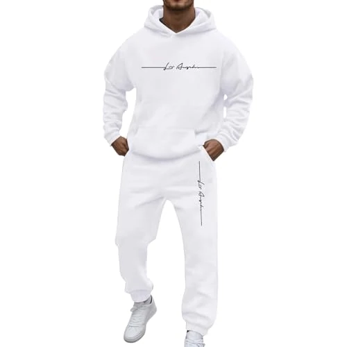 Offerta a tempo: Sobzia Tuta Uomo Completa Felpa e Pantaloni Jogging Set Fitness Larghi Tute Completo Palestra Sportivo Ginnastica Completi Completa 2 Pezzi S - 0.00% da 29.99 € a 29.99 €