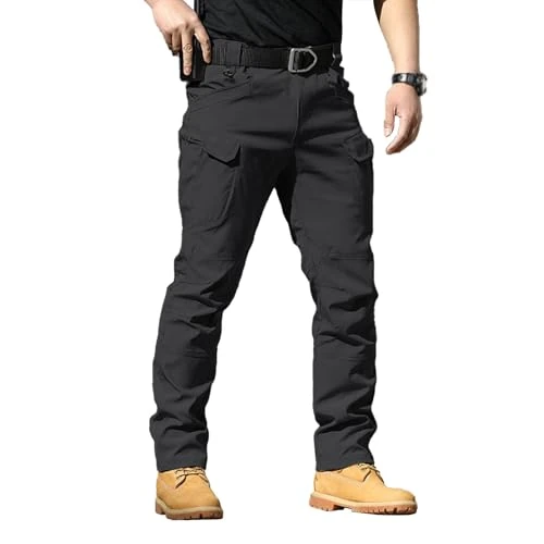 Offerta a tempo: Generico Pantaloni da Lavoro Uomo, Pantaloni Cargo Uomo Leggeri Resistente Multi Tasche Pantalone Asciugatura Rapida Traspiranti Morbida Elasticità Pantalone - 0.00% da 9.98 € a 9.98 €