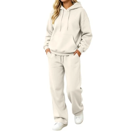 Offerta a tempo: Generico Tuta Donna Sportiva Felpa e Pantaloni Jogging Fitness Set Palestra Sportivo Tute Completi Yoga Larghi Ginnastica Completo Completa 2 Pezzi - 0.00% da 19.99 € a 19.99 €