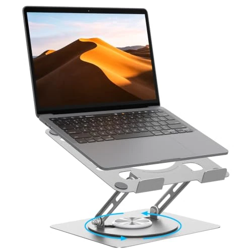 Oferta limitowana: Alyvisun Podstawka na biurko pod laptopa 360° obrotowa, regulowana, Srebrna z 80.71 zł na 80.71 zł (oszczędź 0.00%)
