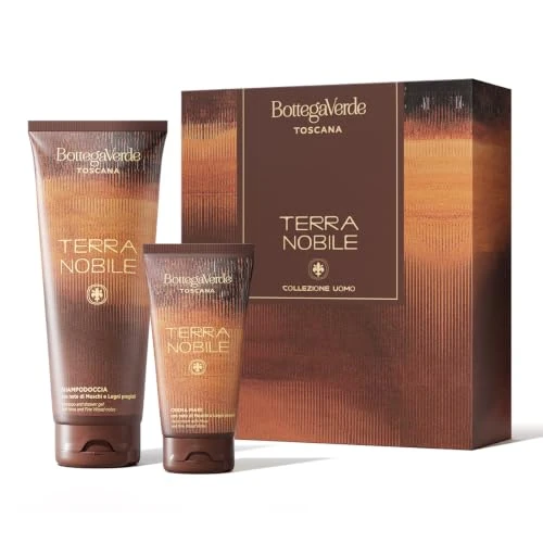 Offerta a tempo: Bottega Verde - Cofanetto Regalo Uomo, Terra Nobile, con 2 Prodotti Corpo - 55% da 29.00 € a 12.99 €